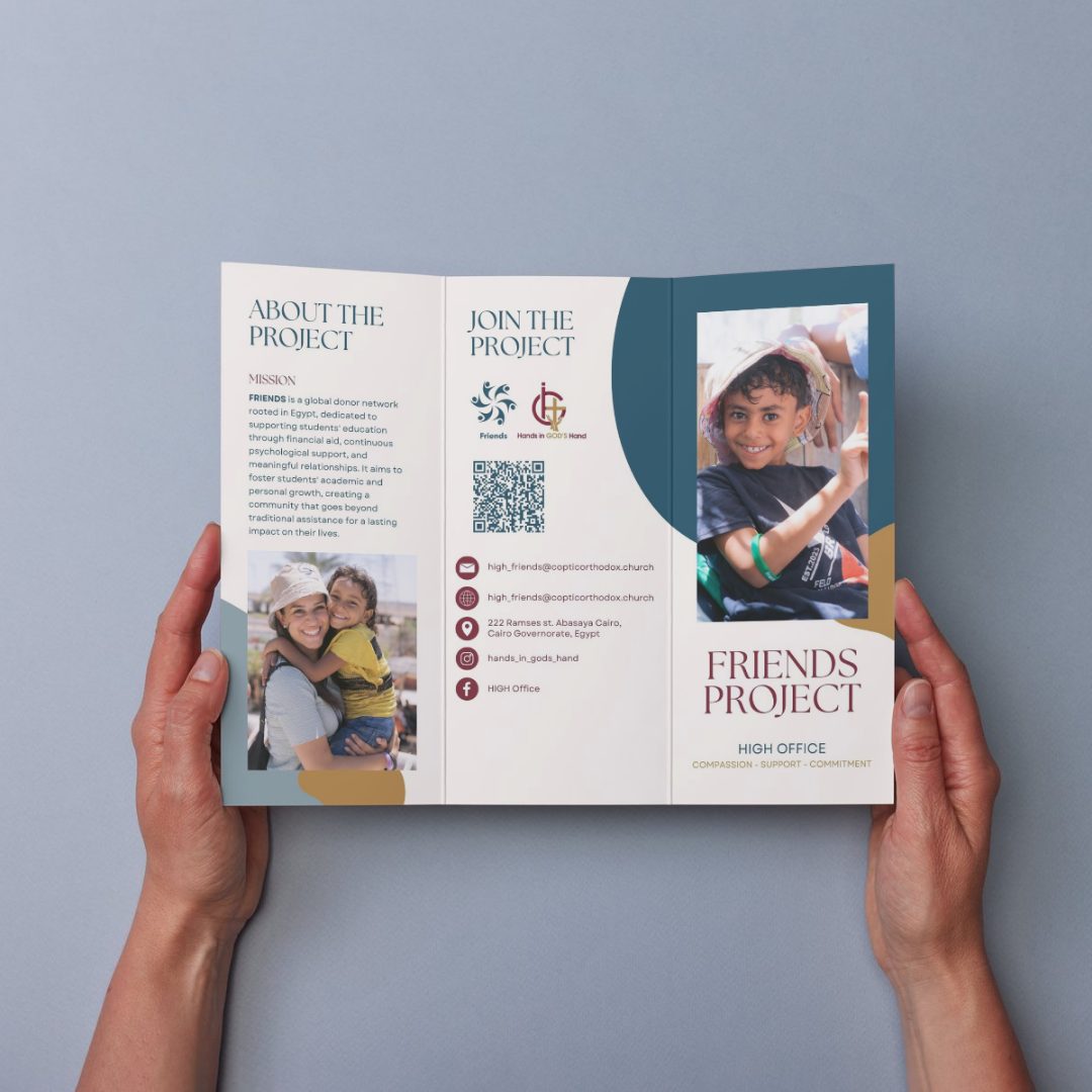 Friends Project informational pamphlet panels